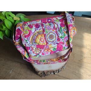 Vera Bradley CLEMENTINE Messenger Mailbag Hipster Crossbody Bright and Beautiful